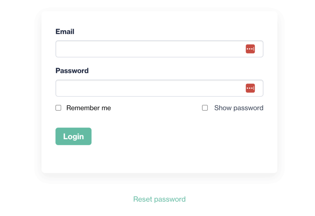 Logging in